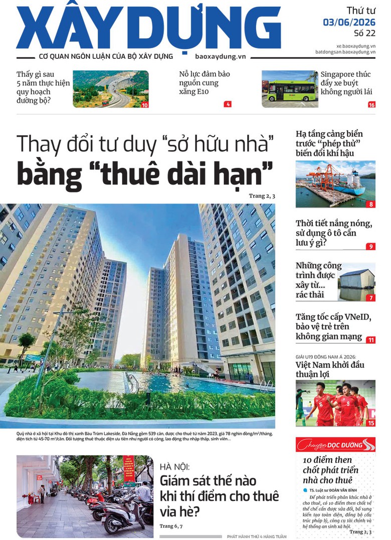 Tin mới nhất, hay nhất tr&ecirc;n B&aacute;o X&acirc;y dựng ng&agrave;y 3/6/2026- Ảnh 1.
