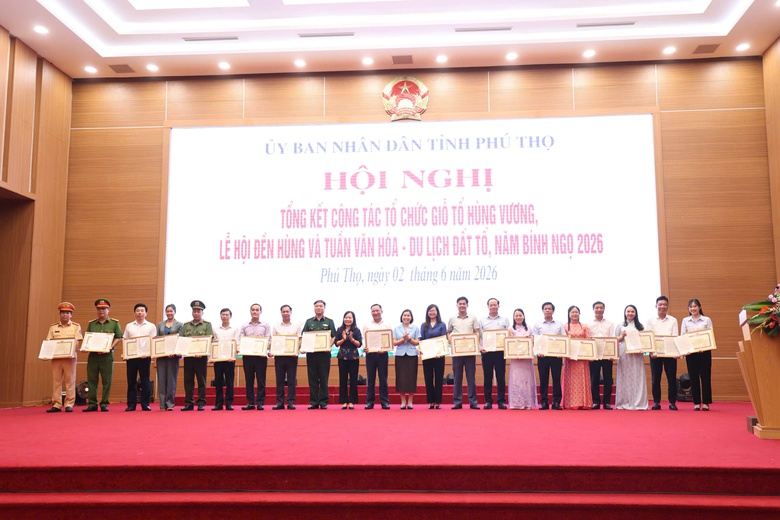 Phú Thọ tổng kết Giỗ Tổ Hùng Vương 2026, Báo Xây dựng nhận Bằng khen- Ảnh 5. Phú Thọ tổng kết Giỗ Tổ Hùng Vương 2026, Báo Xây dựng nhận Bằng khen- Ảnh 5.