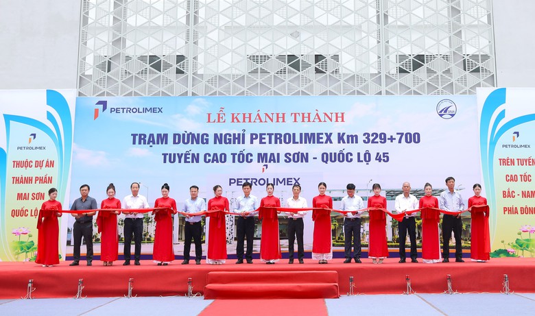 Đưa v&agrave;o khai th&aacute;c trạm dừng nghỉ tr&ecirc;n cao tốc Mai Sơn - QL45 qua Thanh H&oacute;a - Ảnh 1.