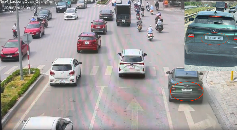 Thay đổi số biển xe, một t&agrave;i xế bị phạt 26 triệu đồng - Ảnh 1.