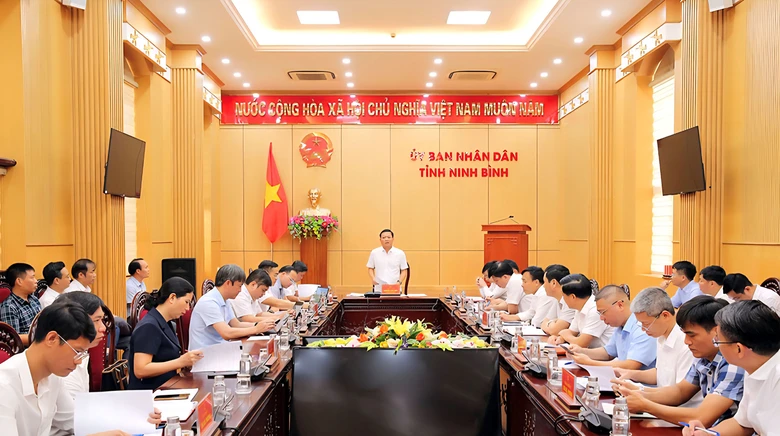 Ninh Bình: Đôn đốc tiến độ các dự án đầu tư công sau phân cấp về cấp xã - Ảnh 1.