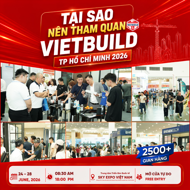 VIETBUILD TP Hồ Ch&iacute; Minh 2026: Điểm hẹn của cộng đồng ng&agrave;nh X&acirc;y dựng - Ảnh 2.