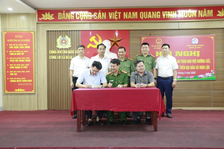 M&ocirc; h&igrave;nh phối hợp 4 b&ecirc;n tại S&acirc;n bay Vinh: Thiết lập "v&agrave;nh đai xanh" bảo đảm an to&agrave;n bay - Ảnh 1.
