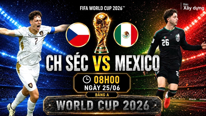 Nhận định, dự đo&aacute;n tỷ số CH S&eacute;c vs Mexico (8h ng&agrave;y 25/6), bảng A World Cup 2026 - Ảnh 1.