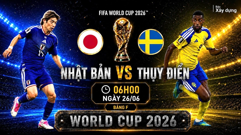 Nhận định, dự đo&aacute;n tỷ số Nhật Bản vs Thụy Điển (6h ng&agrave;y 26/6), bảng F World Cup 2026 - Ảnh 1.