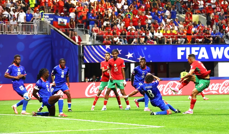 Morocco lội ngược d&ograve;ng hạ Haiti 4 - 2 , gi&agrave;nh v&eacute; v&agrave;o v&ograve;ng 1 / 16 World Cup 2026 - Ảnh 1.