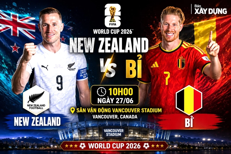 Nhận định New Zealand vs Bỉ: Dự đo&aacute;n tỷ số World Cup 2026 hấp dẫn - Ảnh 1.