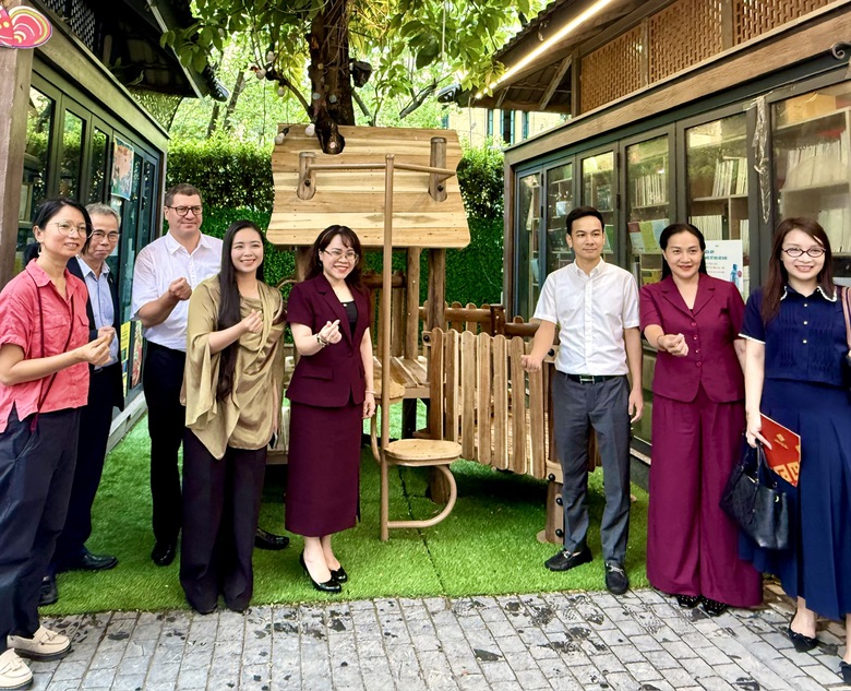 H&agrave; Nội c&oacute; th&ecirc;m một khu vui chơi tại Phố S&aacute;ch Cửa Nam - Ảnh 1.