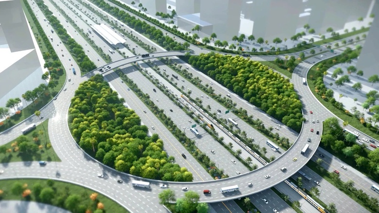 Tiến độ l&agrave;m đường kết nối s&acirc;n bay Gia B&igrave;nh đang đến đ&acirc;u? - Ảnh 1.