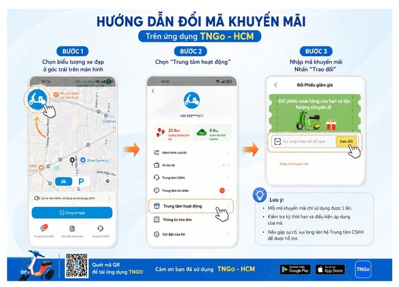 TP.HCM: Tặng 1.000 v&eacute; xe đạp điện c&ocirc;ng cộng miễn ph&iacute;- Ảnh 2.
