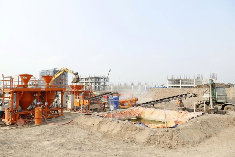 T&aacute;i sử dụng b&ugrave;n nạo v&eacute;t th&agrave;nh nguồn vật liệu x&acirc;y dựng v&agrave; san lấp- Ảnh 3.