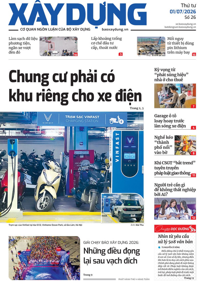 Tin mới nhất, hay nhất tr&ecirc;n B&aacute;o X&acirc;y dựng ng&agrave;y 1/7/2026 - Ảnh 1.