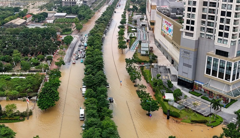 H&agrave; Nội x&acirc;y dựng 4 kịch bản ph&acirc;n luồng giao th&ocirc;ng ứng ph&oacute; khi mưa b&atilde;o - Ảnh 1.