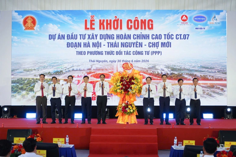 Khởi c&ocirc;ng dự &aacute;n ho&agrave;n chỉnh cao tốc H&agrave; Nội - Th&aacute;i Nguy&ecirc;n - Chợ Mới hơn 21.000 tỷ đồng - Ảnh 3.