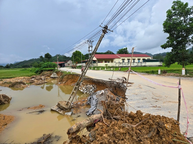 Th&aacute;i Nguy&ecirc;n chủ động dựng &ldquo;l&aacute; chắn&rdquo; giao th&ocirc;ng trước m&ugrave;a mưa b&atilde;o- Ảnh 9.