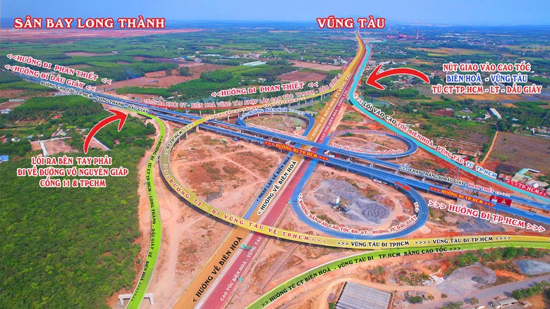 Dự kiến mở to&agrave;n bộ n&uacute;t giao Long Th&agrave;nh, gỡ điểm nghẽn kết nối cao tốc- Ảnh 1.