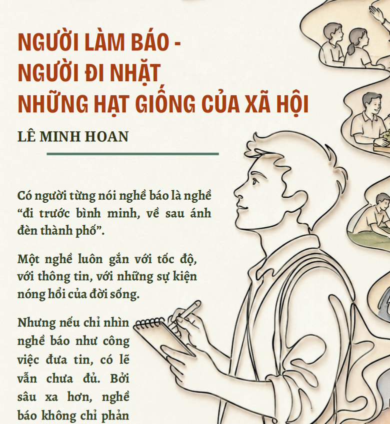 Người l&agrave;m b&aacute;o - người đi nhặt những hạt giống của x&atilde; hội- Ảnh 1.