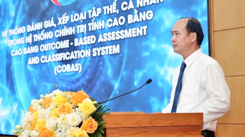 Cao Bằng: C&ocirc;ng bố triển khai bộ ti&ecirc;u ch&iacute; đ&aacute;nh gi&aacute;, xếp loại tập thể, c&aacute; nh&acirc;n - Ảnh 3.