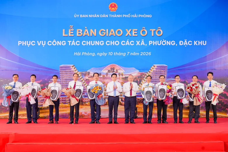 Hải Ph&ograve;ng trang bị 99 xe &ocirc; t&ocirc; điện cho c&aacute;c x&atilde;, phường, đặc khu l&agrave;m xe c&ocirc;ng vụ  - Ảnh 1.