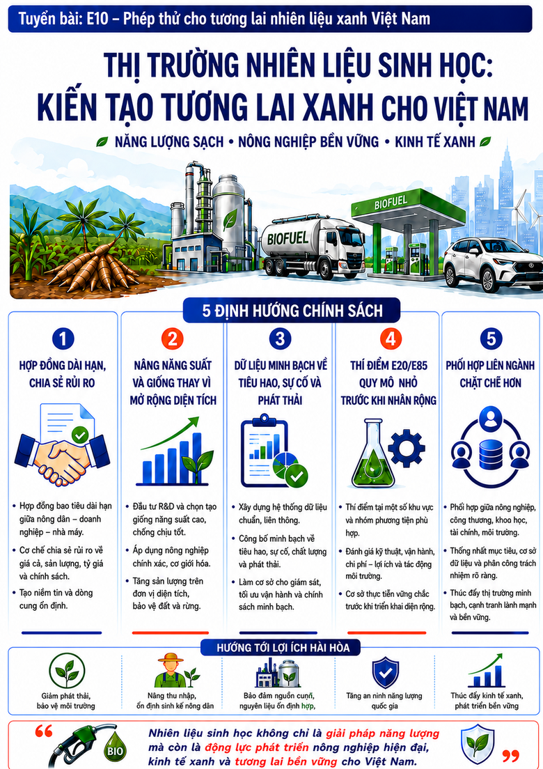 B&agrave;i cuối - Nhi&ecirc;n liệu sinh học Việt Nam: Từ ch&iacute;nh s&aacute;ch mở đường đến sức sống thị trường - Ảnh 3.