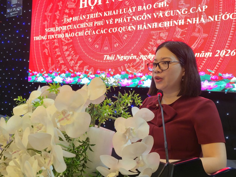 Th&aacute;i Nguy&ecirc;n tập huấn Luật b&aacute;o ch&iacute; 2025: N&acirc;ng cao tr&aacute;ch nhiệm người ph&aacute;t ng&ocirc;n - Ảnh 3.