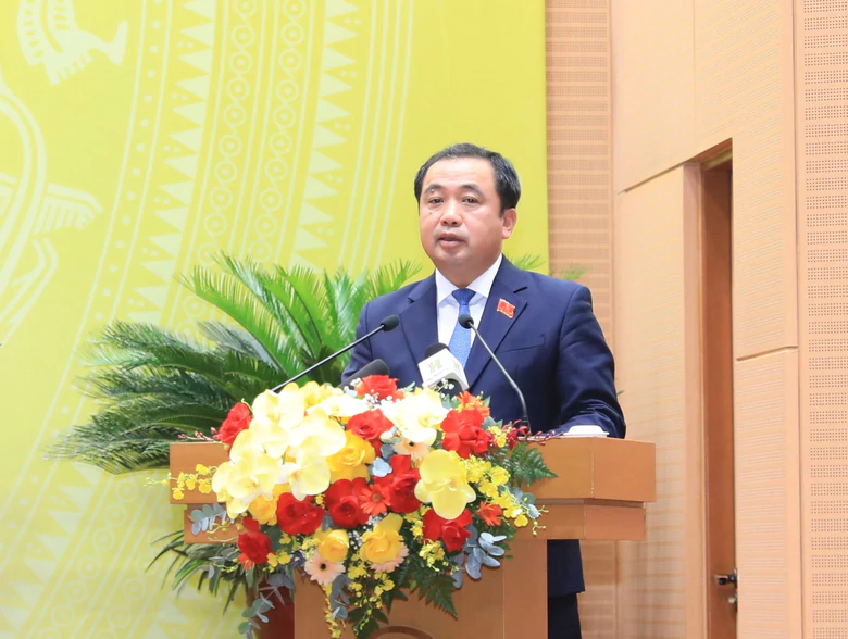 HĐND Hà Nội khai mạc kỳ họp thứ năm, xem xét nhiều cơ chế phát triển Thủ đô - Ảnh 4.