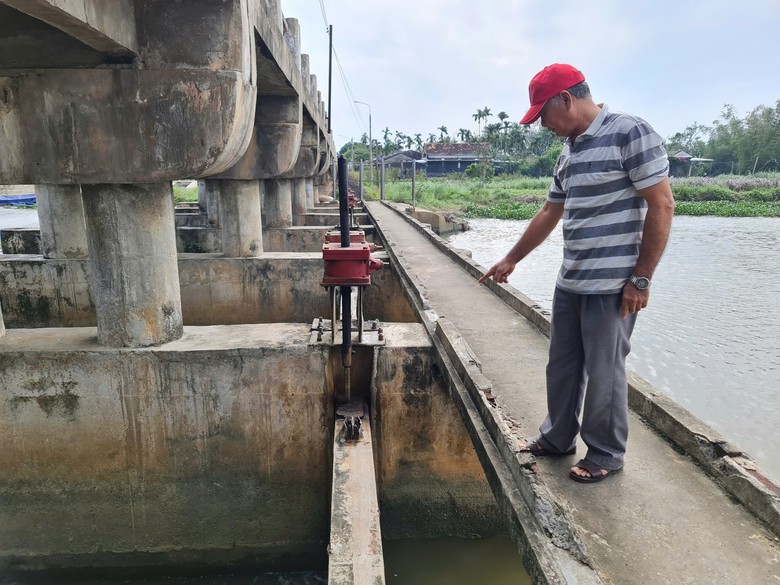 Quảng Ng&atilde;i chi 45 tỷ đồng sửa chữa đập ngăn mặn kết hợp giao th&ocirc;ng xuống cấp - Ảnh 3.