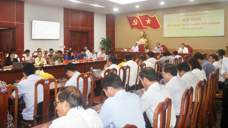 Cà Mau: Tổng kết Kỳ thi tốt nghiệp THPT năm 2026 – Điểm sáng điều hành và bài toán nâng chất hạ tầng, học thuật - Ảnh 1.