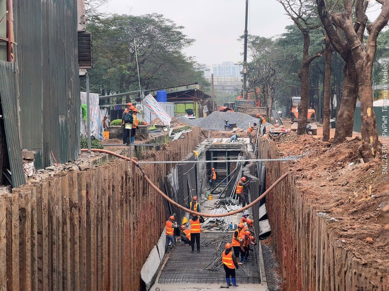 C&ocirc;ng tr&igrave;nh chống ngập H&agrave; Nội 2026: Tiến độ v&agrave; giải ph&aacute;p X&acirc;y dựng hiệu quả - Ảnh 1.