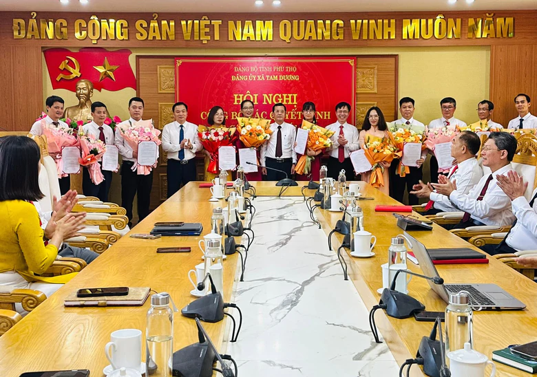 Phú Thọ: Xã Tam Dương phát huy hiệu quả mô hình chính quyền hai cấp sau một năm - Ảnh 1.