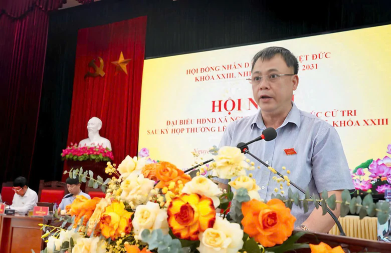 Phú Thọ: Cử tri xã Nguyệt Đức đánh giá cao công tác đầu tư xây dựng, chất lượng hạ tầng - Ảnh 2.