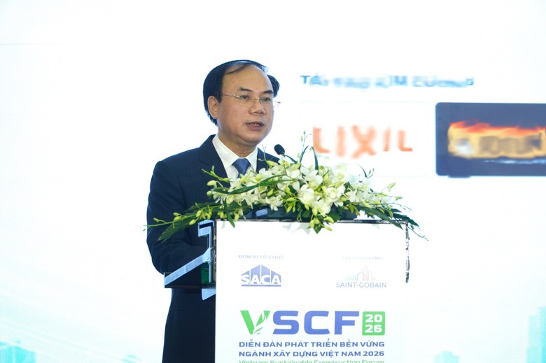 Thứ trưởng Nguyễn Văn Sinh: Chuyển đổi xanh ng&agrave;nh X&acirc;y dựng đ&atilde; từng bước đi v&agrave;o thực tiễn - Ảnh 1.
