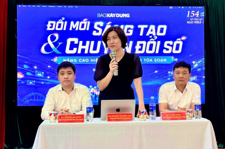 Báo Xây dựng tăng tốc chuyển đổi số, hướng tới mô hình tòa soạn hiện đại - Ảnh 1.