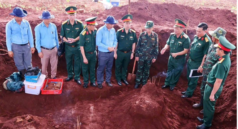 Manh mối từ c&acirc;y b&uacute;t khắc t&ecirc;n &ldquo; Tiến Quy &rdquo; mở hy vọng x&aacute;c định danh t&iacute;nh liệt sĩ Đồng Nai - Ảnh 1.