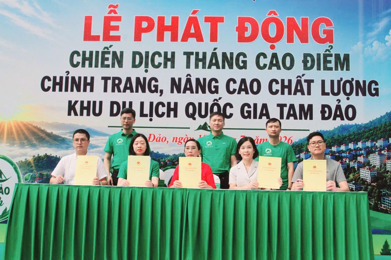 Phú Thọ phát động chiến dịch tháng cao điểm chỉnh trang Khu du lịch Tam Đảo - Ảnh 3.
