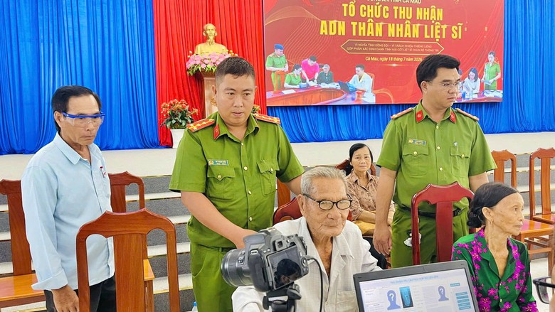 Cà Mau: Thu nhận mẫu ADN thân nhân liệt sĩ chưa xác định được thông tin - Ảnh 1.