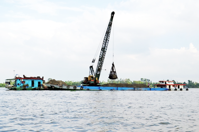 Dừng nạo v&eacute;t, thanh thải vật chướng ngại tr&ecirc;n một số luồng đường thuỷ nội địa  - Ảnh 1.