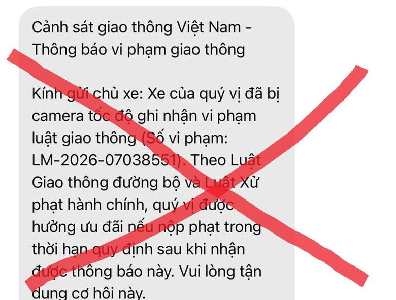 CSGT Hải Phòng cảnh báo thủ đoạn lừa đảo “phạt nguội” qua mạng - Ảnh 1.