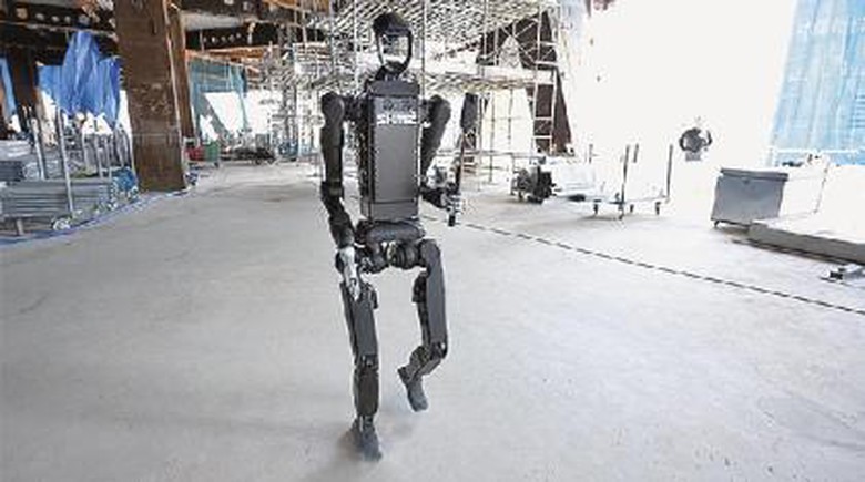 Shimizu Corp. to fully implement Physical AI: Humanoid patrols and robotic painting tested - Ảnh 1.