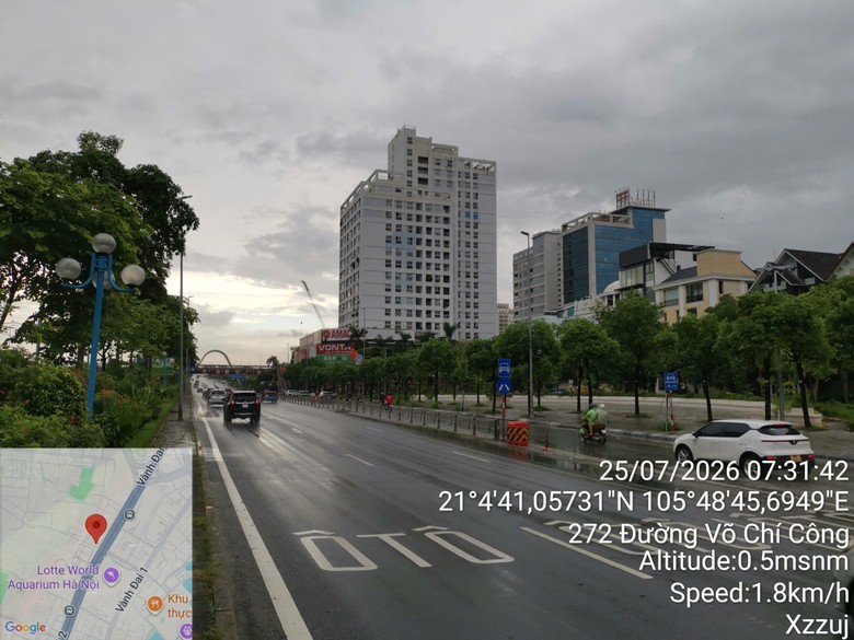 Hà Nội: Mưa lớn rạng sáng 25/7, các điểm ngập cơ bản rút sau 15-30 phút - Ảnh 3.