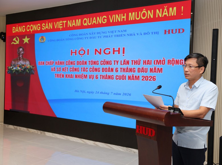 C&ocirc;ng đo&agrave;n Tổng c&ocirc;ng ty HUD: Đổi mới s&aacute;ng tạo, đồng h&agrave;nh c&ugrave;ng doanh nghiệp, người lao động - Ảnh 2.