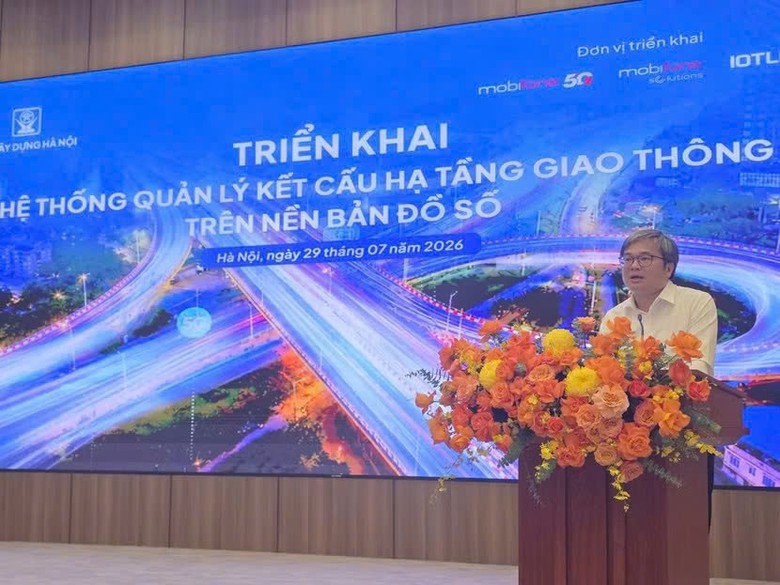 H&agrave; Nội đưa hệ thống quản l&yacute; kết cấu hạ tầng giao th&ocirc;ng tr&ecirc;n nền bản đồ số v&agrave;o vận h&agrave;nh - Ảnh 1.