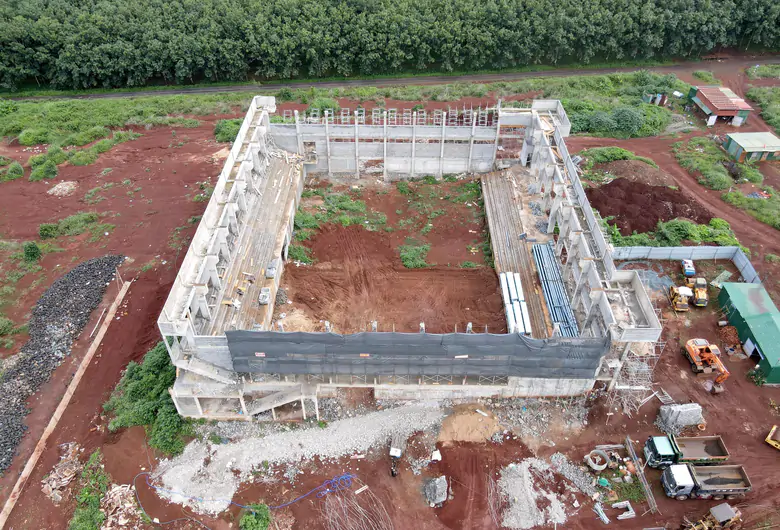Đắk Lắk: Nứt g&atilde;y kết cấu nh&agrave; thi đấu 1.000 chỗ khi đang thi c&ocirc;ng - Ảnh 4.
