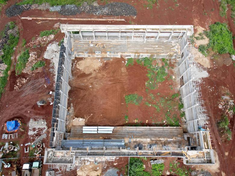 Đắk Lắk: Nứt g&atilde;y kết cấu nh&agrave; thi đấu 1.000 chỗ khi đang thi c&ocirc;ng - Ảnh 6.