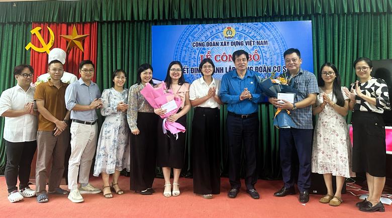 C&ocirc;ng đo&agrave;n X&acirc;y dựng Việt Nam&nbsp;th&agrave;nh lập mới 6 c&ocirc;ng đo&agrave;n cơ sở - Ảnh 1.