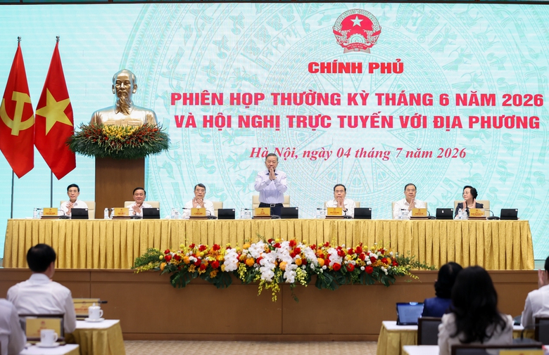 Tổng B&iacute; thư, Chủ tịch nước T&ocirc; L&acirc;m dự phi&ecirc;n họp Ch&iacute;nh phủ thường kỳ th&aacute;ng 6/2026 v&agrave; Hội nghị trực tuyến Ch&iacute;nh phủ với c&aacute;c địa phương - Ảnh 2.