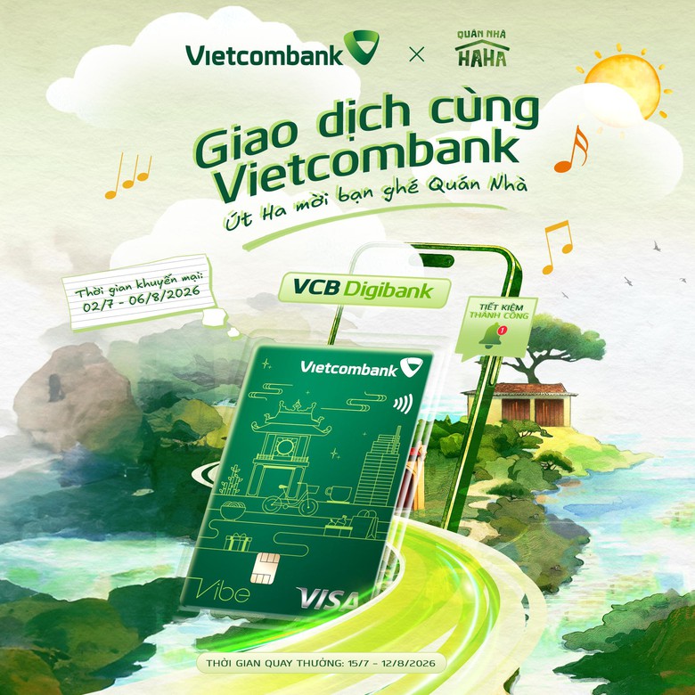 Vietcombank mở rộng h&agrave;nh tr&igrave;nh c&ugrave;ng &ldquo;Qu&aacute;n Nh&agrave; Haha&rdquo; - Ảnh 1.