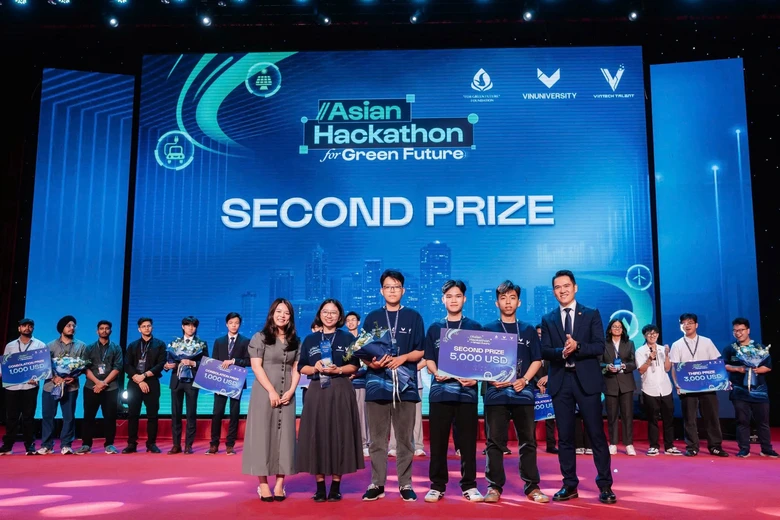 Đội thi Singapore gi&agrave;nh qu&aacute;n qu&acirc;n Asian Hackathon for Green Future 2026  - Ảnh 2.