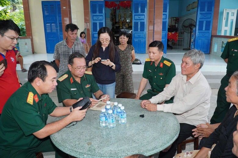 Khẩn trương đối chiếu hồ sơ sau khi có người nhận là thân nhân liệt sĩ Huỳnh Văn Quên - Ảnh 1.