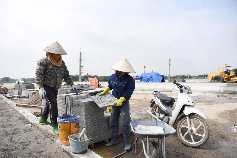 Dự &aacute;n đường trăm tỷ ở Bắc Ninh tăng tốc thi c&ocirc;ng để về đ&iacute;ch đ&uacute;ng hẹn - Ảnh 1.